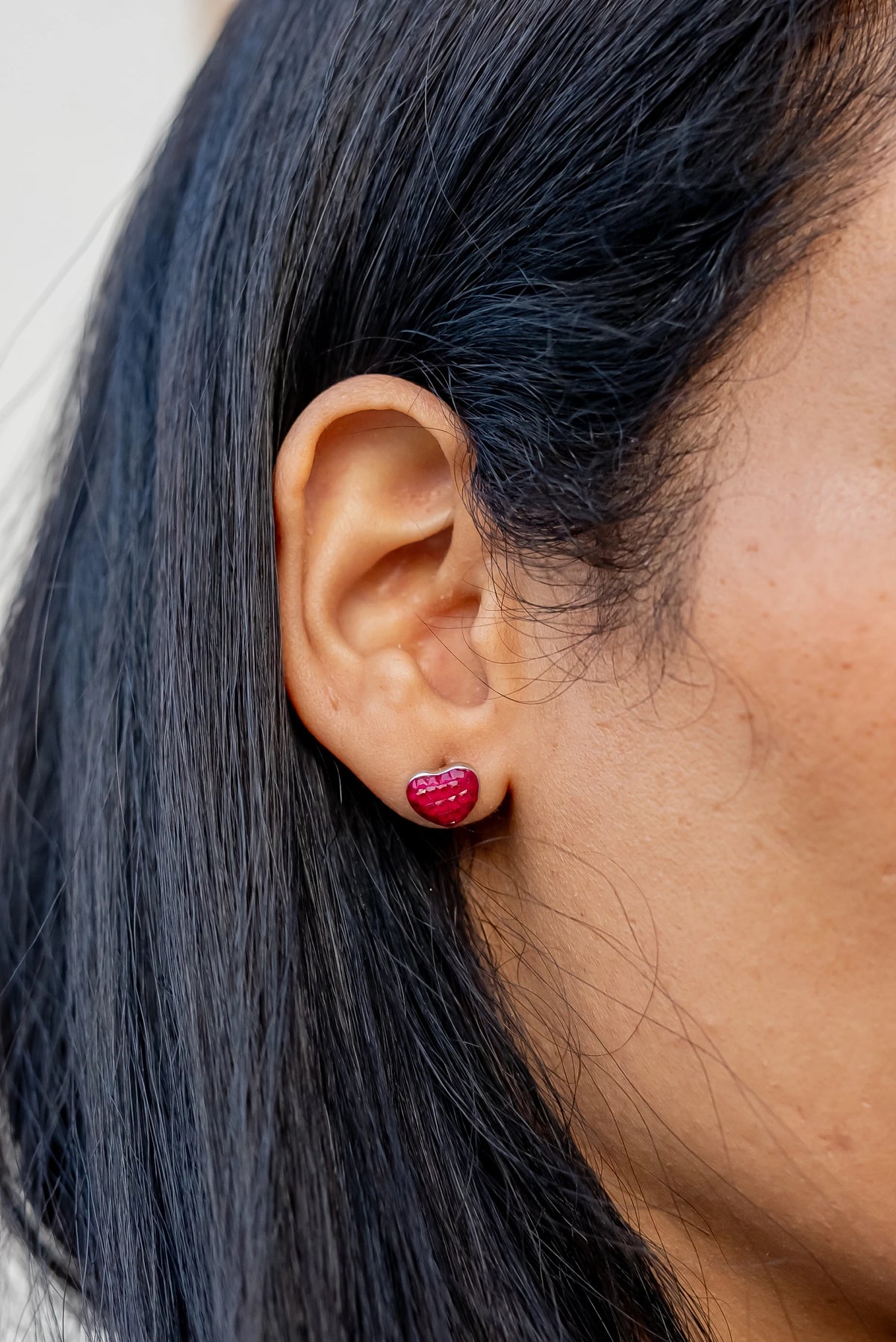 Heart Stud Earrings